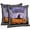 Purple, variant on Outdoor Waterproof Pillow Covers Halloween Pumpkin Ghost Face Witch Hat Crow Decorative Throw Pillow Protectors,Spiders Web Purple Mist Pillowcase Cushion Cases for Patio Sofa Garden,18x18in,2 Pack