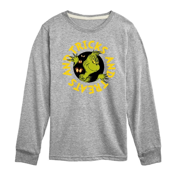 The Grinch - Tricks And Treats The Grinch - Toddler & Youth Long Sleeve Graphic T-Shirt
