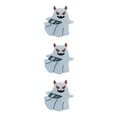 thumbnail image 2 of serony Élégant Universel Halloween Fantômes Épingle en Émail pour le Style Minimaliste Moderne E 3Set, 2 of 6