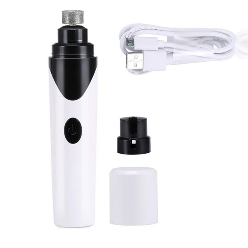 Ultra Quiet Pet Nail Grinder for Dogs Electric Rechargeable USB Charging  Dog Nail Grinder Trimmer Clipper for Small Medium Large Dogs Cats and Other  