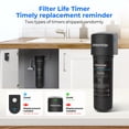 thumbnail image 5 of Sistema de filtro de agua Waterdrop 10UA Under Sink 8000 Gal, 5 of 5
