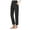 Black, variant on Breezora Women's High Silky Soft Pull On Comfort Pants Wide Leg Loose Fit Elastic Waist Breathable Lightweight Summer Daily Wear With Pockets