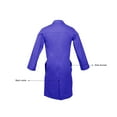 thumbnail image 3 of Panda Uniform by HeedFit Unisex 40" Medical Lab Coat – 3XL Royal, 3 of 4