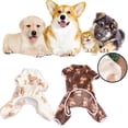 thumbnail image 4 of Puppy Dog Velvet Pajamas Pullover Plush Jumpsuit Pet Clothes Cute Cartoon, 4 of 8