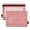 Red Pink Stripe, variant on Dailycode 2 Pack Pencil Pouch for 3 Ring Binder Smooth Zipper Folders with Pockets Clear Window Pencil Case, Red Pink Stripe