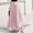 Pink, variant on Sentmoon Boho Skirts for Women Plus Size High Elastic Waist Boho Cute Skirts for Women Flowy Pleated Beach Solid Color Loose Breathable Fall Skirt Fashion Winter for Lounge at Home M