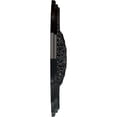 thumbnail image 4 of Ekena Millwork 16 7/8"W x 11 3/4"H x 1 1/2"P Oxford Ceiling Medallion, Hand-Painted Jet Black, 4 of 5