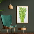 thumbnail image 2 of Exotic Wall Art with Frame, Bamboo Stems with Leaves Fresh Bunch Tropical Plant Eco Foliage Print, Printed Fabric Poster for Bathroom Living Room, 23" x 35", Lime Green, by Ambesonne, 2 of 2
