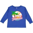 thumbnail image 3 of Inktastic I Love Florida with Ocean and Palm Trees Boys or Girls Long Sleeve Toddler T-Shirt, 3 of 5