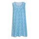 thumbnail image 4 of Vestido estampado de verano para mujer, manga corta, cuello redondo, vestido suelto, vestido de playa, vestido de sol, vestido midi fluido con volantes Fridja  hj564, 4 of 8