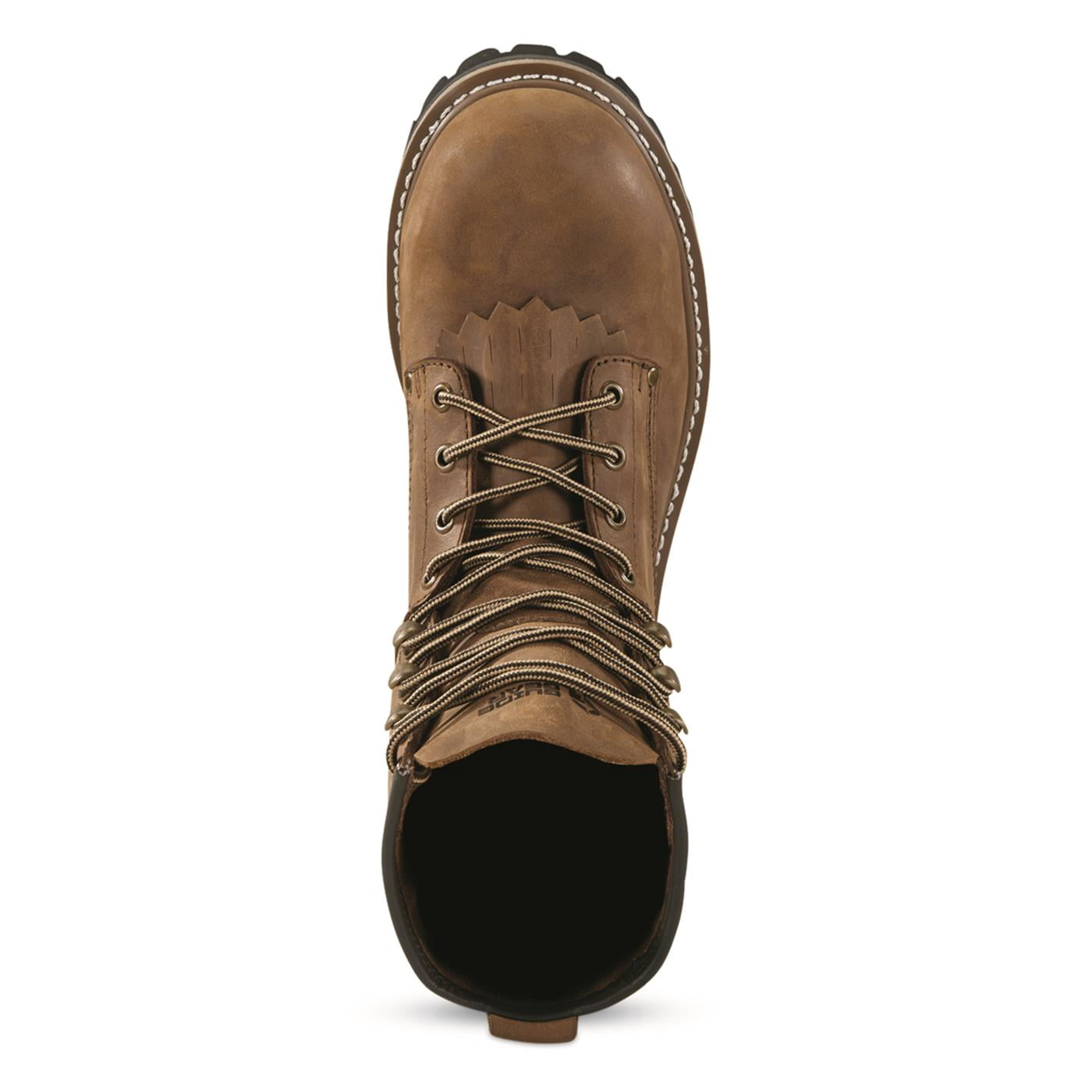 Guide Gear Saw Tooth Steel Toe Logger, Brown Leather Men\'s Boots Guide Gear Men main image 3