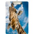 thumbnail image 2 of FMSHPON Giraffe Blue Sky Clipboard Hardboard Wood Nursing Clip Board and Pull for Standard A4 Letter 13x9 inches, 2 of 8