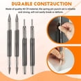 thumbnail image 2 of Nail Set and Hinge Pin Tool Dual Head Nail Punch Hinge Pin Removal Tool Hammerless Spring Punch Set Spring Nail Setter, 2 of 7