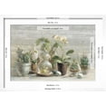thumbnail image 5 of Art.com Greenhouse Orchids on Wood Art Print by Danhui Nai, White Frame Wall Art, 23" x 17", 5 of 5