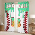thumbnail image 2 of Manfei Personalized Initial B Blackout Curtains Set of 2 (52x84 Each) for Boys Girls Teens,Sport Baseball Print Window Curtains,Abstract Splash Curtains and Drapes,Luxury Bedroom Decor, 2 of 6