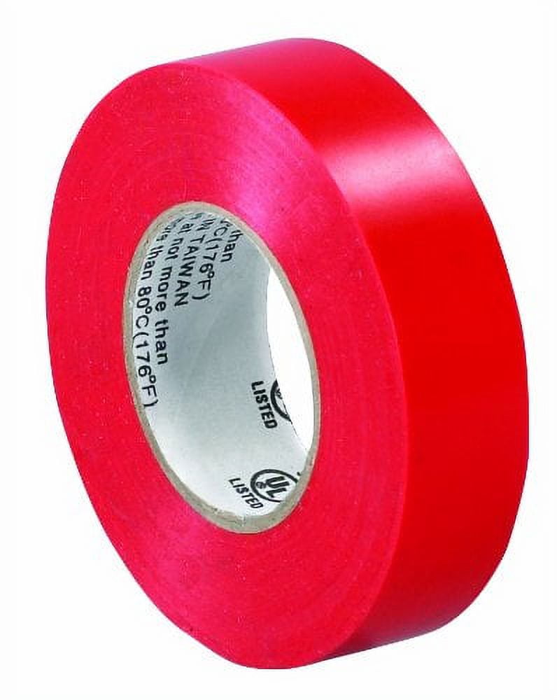 Aviditi T964618R 0.75 in. x 20 yards Red Electrical Tape - Case of 200