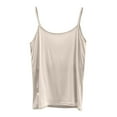 thumbnail image 3 of UPPADA Summer Saving Racerback Tank Tops for Women Built In Bra Spaghetti Strap Sleeveless Camisole Shirts V Neck Plain Basic Undershirts Summer Tops for Women Going Out, 3 of 6