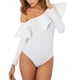 thumbnail image 1 of Body de manga larga body con volantes suave transpirable agradable a la piel para citas para dama ANGGREK Otros, 1 of 6