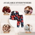thumbnail image 7 of Sigee Variety Of Fruits And Berries for Women’s Pajama Sets Long-Sleeved Pjs Sets for Women 2 piece Sleepwear-Medium, 7 of 7