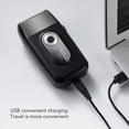 thumbnail image 3 of Electric Beard Trimmer LED Adjustable 3 Gears Detachable Blade Rechargeable Reciprocating USB Digital Beard Groomer, 3 of 7