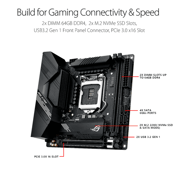 Asus Rog Strix B460 I Gaming Motherboard Walmart Com Walmart Com
