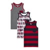 The Children's Place Boys Americana Pocket Tank Top, 3-Pack, Sizes 4-16