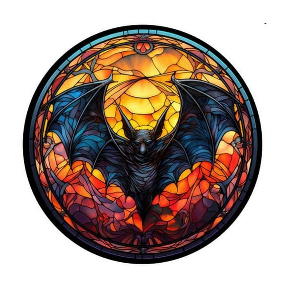 Halloween Window Decorations, Halloween Crow Pumpkin Glass Sticker Pvc Color Window Film