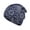 Dark Blue, variant on Baseball Caps Men's and Women's Cashew Flower Head Hat and Bib Set Three-Purpose Hat White