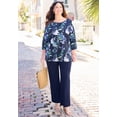 thumbnail image 2 of Catherines Women's Plus Size Suprema Feather Together Tee, 2 of 5