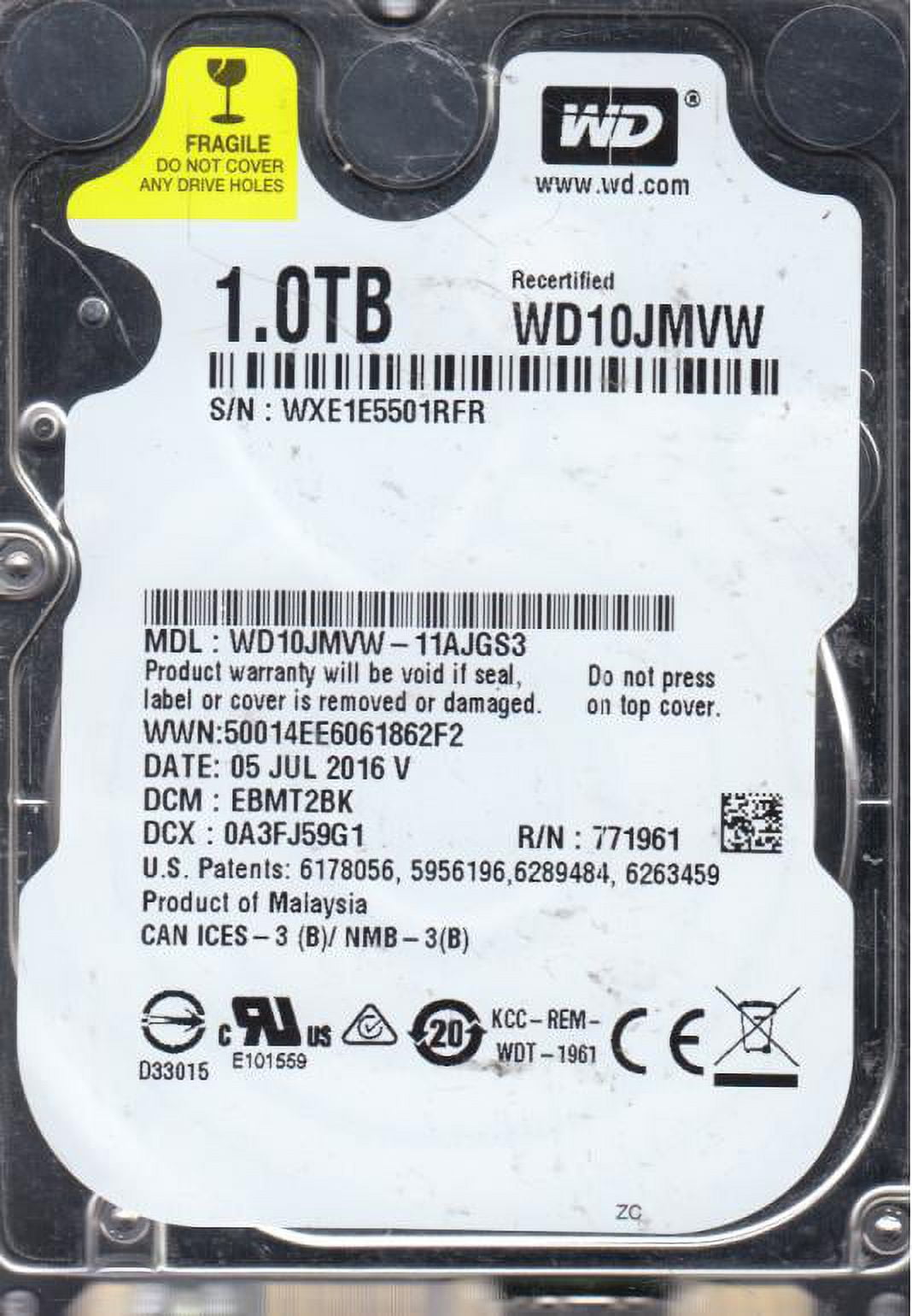 Western Digital 10TB Elements Desktop Hard Drive, USB 3.0, HDD