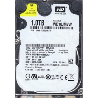 WD40NMZW-11GX6S1 USB 3.0 WX71E Western Digital 4TB Laptop Hard