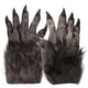 thumbnail image 1 of FELTECHELECTR 1 par de guantes de látex con forma de garra de lobo para Halloween, accesorios de cosplay, bromas, fiestas de disfraces (gris), 1 of 7