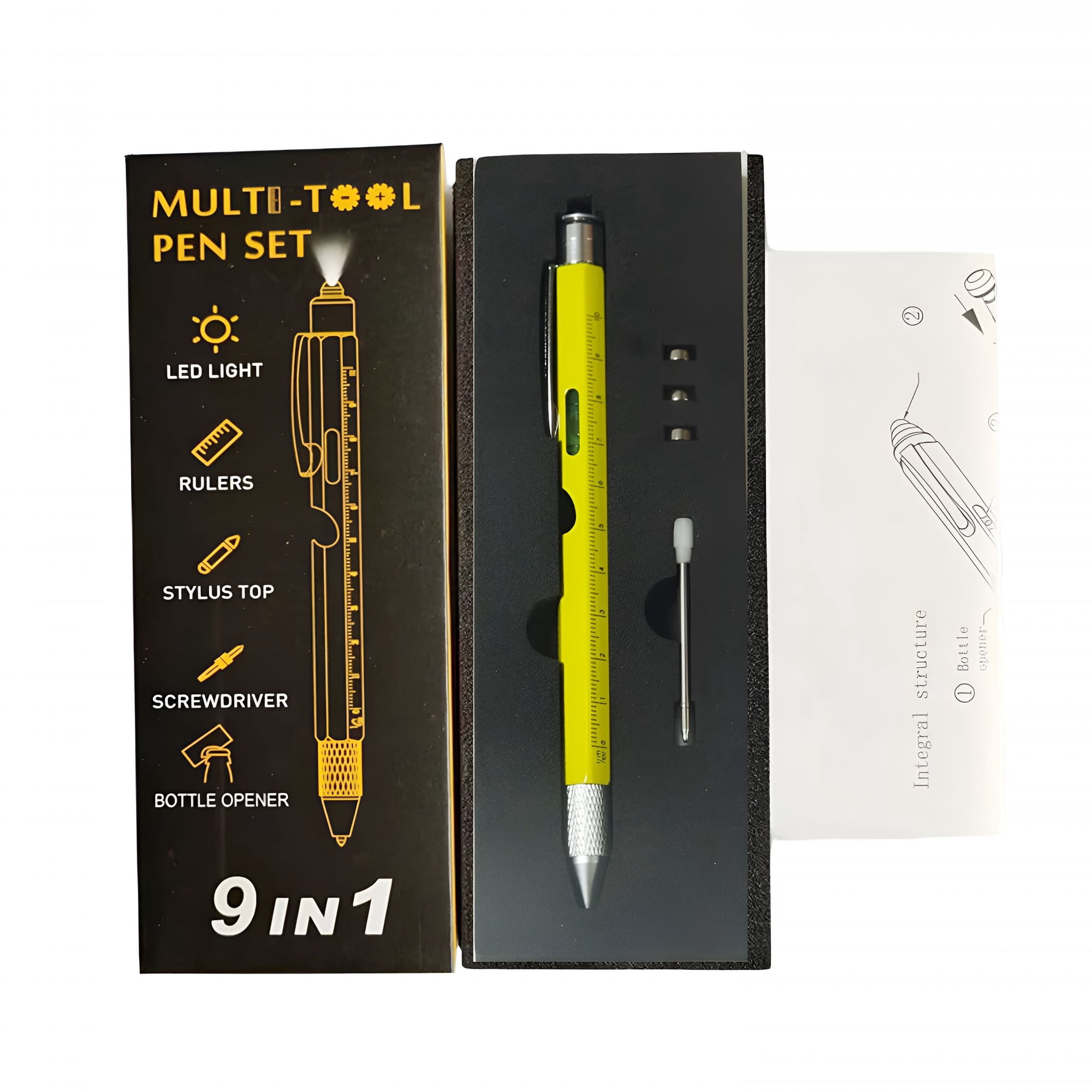 EXLEAF 2026 New Valentines Day Gifts for Him 9 in 1 Multitool Pen Gifts for Men Mens Valentines Gifts for Boyfriend Husband Birthday Gifts for Men Who Have Everything Mens Gift for Dad Cool Gadgets