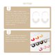 thumbnail image 5 of Minnieouse Pendientes colgantes, colgante colgante multicolor, accesorios populares, pendiente acrílico para mujer, regalo de aniversario, gancho para la Ropa, zapatos y accesorios Miscelánea Blanco Minnieouse AP010380-01, 5 of 6