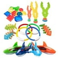 thumbnail image 1 of 26PCS Diving Toy Set Plastic Funny Pool Toy Swimming Toy for Underwater Training, 1 of 4