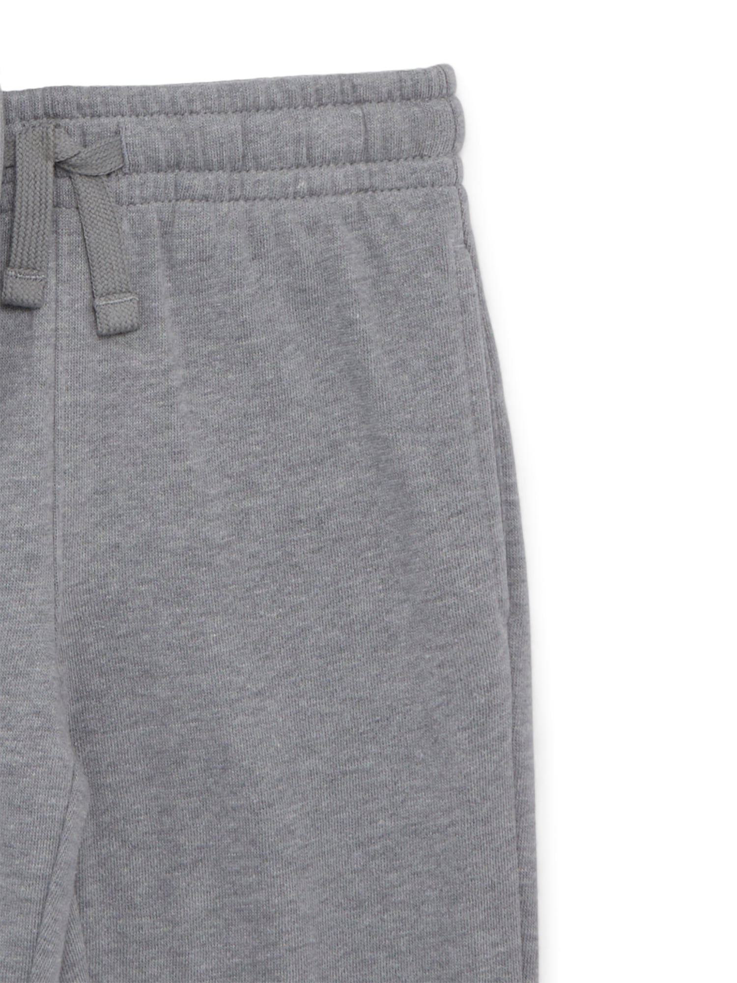 Athletic Works Boys Fleece Sweatshirt and Sweatpants Set, 2-Piece, Sizes 4-18 & Husky