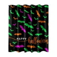 thumbnail image 2 of Btomtd Halloween Fabric Shower Curtain with Digital Printing, Waterproof Bathroom Curtain with Hooks and No Punching, Partition Shower Curtain Liner for Home - 35.43"x70.86", B, 2 of 6