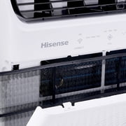 Hisense 8000 BTU 115V 350 Sq. Ft. Window Inverter Air Conditioner, White, AAW08TW26