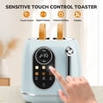thumbnail image 4 of Toaster Keenstone Smart Touch Screen 2 Slice Blue Stainless, 4 of 8