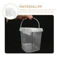 thumbnail image 3 of 6 Pcs Ice Cream Bucket Freezer Holder Storage Bins Plastic Barrel with Lid Jam Kitchen Gadgets, 3 of 6