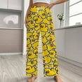 thumbnail image 2 of A Big Bunch of Yellow Rubber Ducks Pajamas For Women Loose Retro Night Pajama Pants Comfortable Sleepwear Bottoms Homewear, 2 of 6