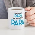 thumbnail image 4 of CafePress - BEST DADS GET PROMOTED TO PAPA Mugs - 11 oz Ceramic Mug - Novelty Coffee Tea Cup, 4 of 4