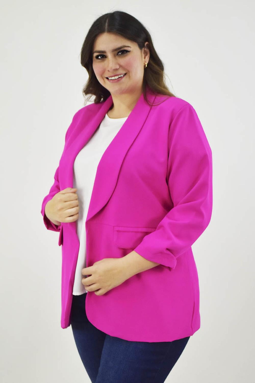 Blazer manga 3/4 Roman Fashion /Tallas Extras, 12255 (Fiusha