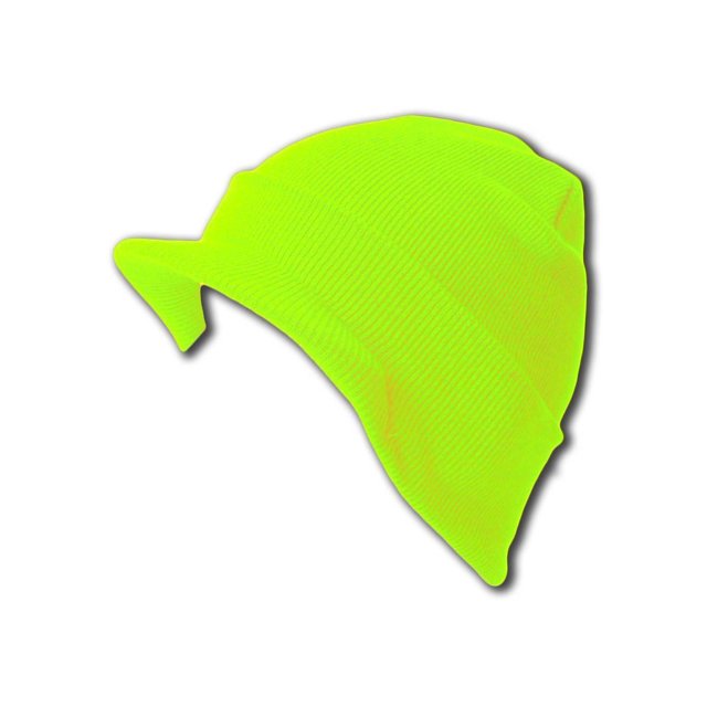 Bonnet à Visière de Manchette Bonnet à Tête de Mort - Lime