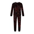 thumbnail image 5 of Family Halloween Matching PJs Pajamas Set, Spooky Pumpkin Ghost Long Sleeve Loungewear Sleepwear Outfits for Holiday Celebration, 5 of 5