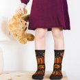 thumbnail image 5 of Fuzoiu Autumn Pumpkin Leaves Print Kids Socks For Boys Girls,Grip Crew Socks with Non Slip,Lightweight Stretch Crew Socks,Toddlers Crew Boot Socks, 5 of 5