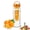 Black, variant on Fruitzola JAMMER Fruit Infuser Water Bottle In 5 Colors - Orange