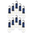 thumbnail image 2 of Guirnalda de luces cálidas con energía solar y ganchos, clasificación de resistencia al agua IPX4, ideal para fiestas al aire libre, acampadas y celebraciones de aniversario (juego de 10 piezas)., 2 of 8