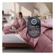 thumbnail image 3 of Edredón King Size Acolchado Reversible Esquimal Relleno Down, Compatible Con Funda Duvet Vino Rosado - Rosa, 3 of 7
