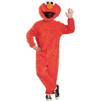 Disguise Mens Sesame Street Plush Elmo Prestige Costume - Large/X Large